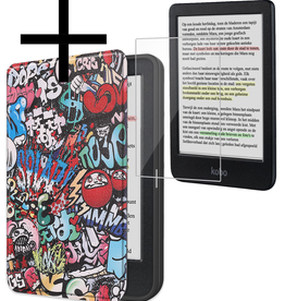 NoXx NoXx Kobo Clara Colour Hoesje Met Screenprotector - Graffity