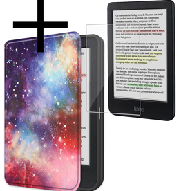 NoXx NoXx Kobo Clara Colour Hoesje Met Screenprotector - Galaxy