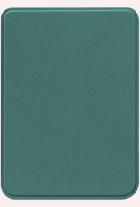 NoXx Hoes Geschikt voor Kobo Clara Colour Hoesje Bookcase Cover Book Case Hoes Sleepcover Met Screenprotector - Donkergroen