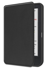 NoXx Hoes Geschikt voor Kobo Clara Colour Hoesje Bookcase Cover Book Case Hoes Sleepcover - Zwart