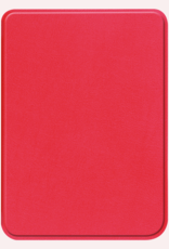 NoXx Hoes Geschikt voor Kobo Clara Colour Hoesje Bookcase Cover Book Case Hoes Sleepcover - Rood