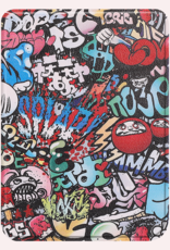 NoXx Hoes Geschikt voor Kobo Clara Colour Hoesje Bookcase Cover Book Case Hoes Sleepcover - Graffity