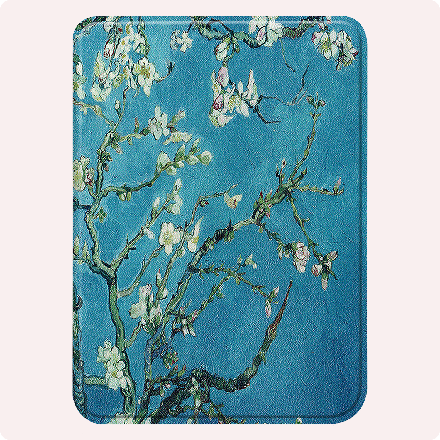 NoXx Hoes Geschikt voor Kobo Clara Colour Hoesje Bookcase Cover Book Case Hoes Sleepcover - Bloesem