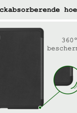 BASEY. Hoes Geschikt voor Kobo Clara Colour Hoesje Bookcase Cover Hoes Met Screenprotector - Hoesje Geschikt voor Kobo Clara Colour Hoes Cover Case - Zwart