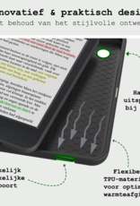 BASEY. Hoes Geschikt voor Kobo Clara Colour Hoesje Bookcase Cover Hoes Met Screenprotector - Hoesje Geschikt voor Kobo Clara Colour Hoes Cover Case - Graffity