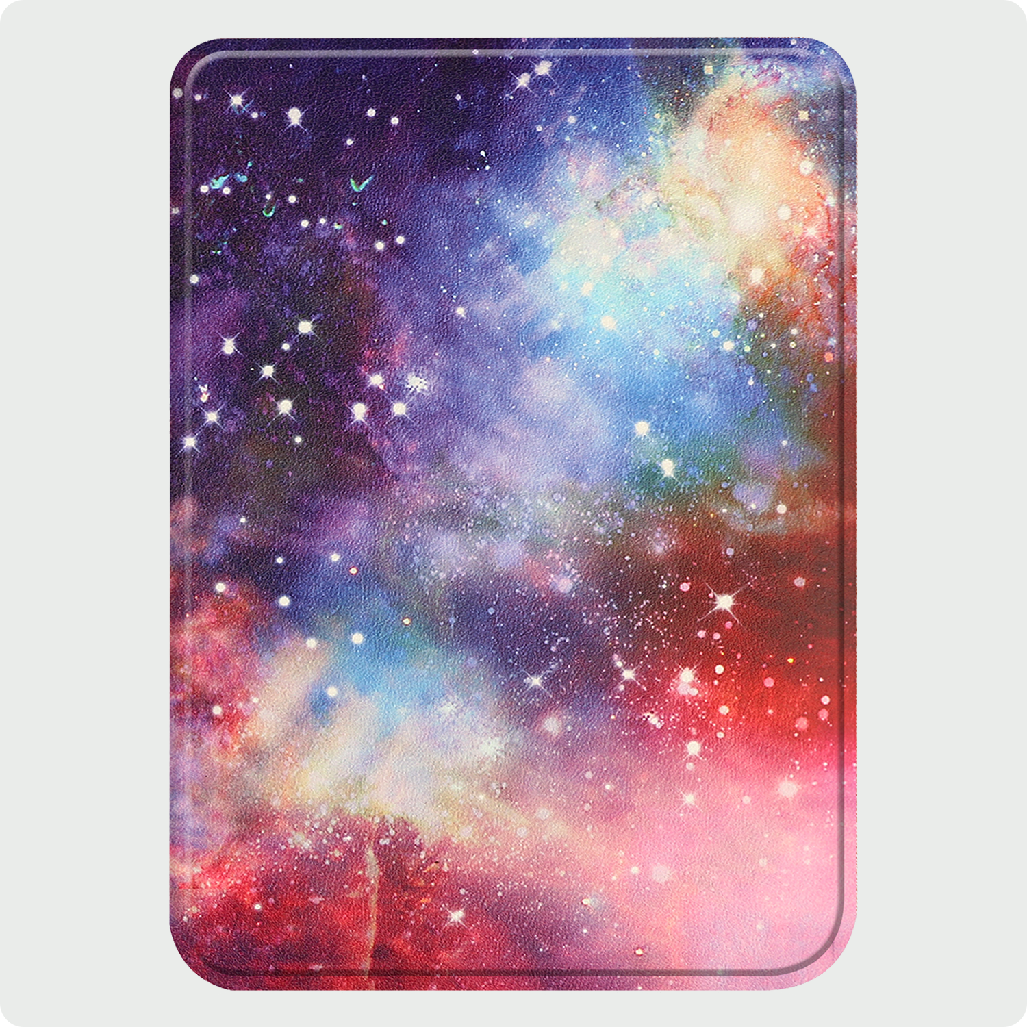 BASEY. Hoes Geschikt voor Kobo Clara Colour Hoesje Bookcase Cover Hoes Met Screenprotector - Hoesje Geschikt voor Kobo Clara Colour Hoes Cover Case - Galaxy