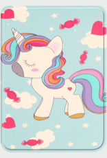 BASEY. Hoes Geschikt voor Kobo Clara BW Hoesje Bookcase Cover Hoes Met Screenprotector - Hoesje Geschikt voor Kobo Clara BW Hoes Cover Case - Eenhoorn