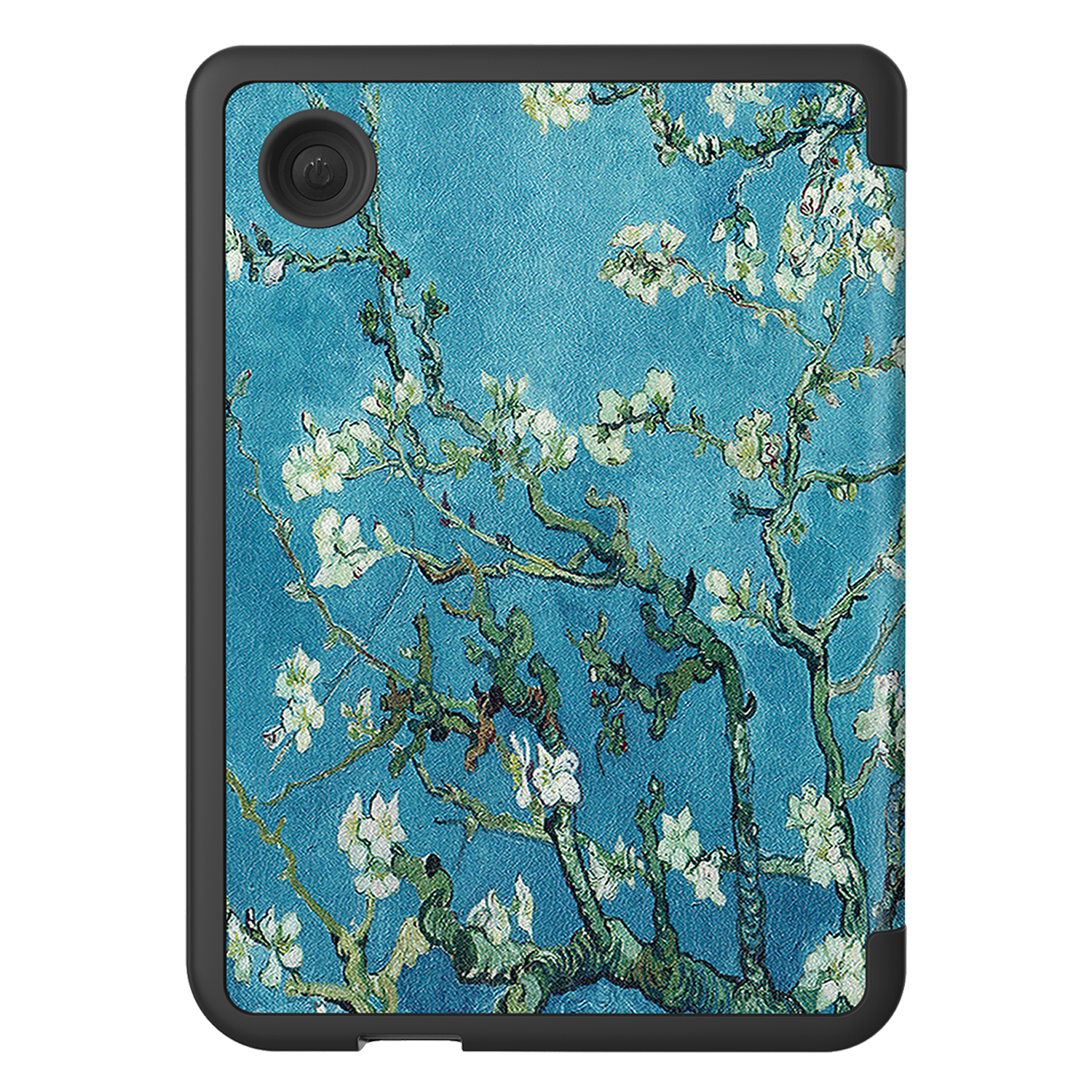Nomfy Hoesje Geschikt voor Kobo Clara BW Hoes Book Case - Hoes Geschikt voor Kobo Clara BW Hoesje Book Cover Met Screenprotector - Bloesem