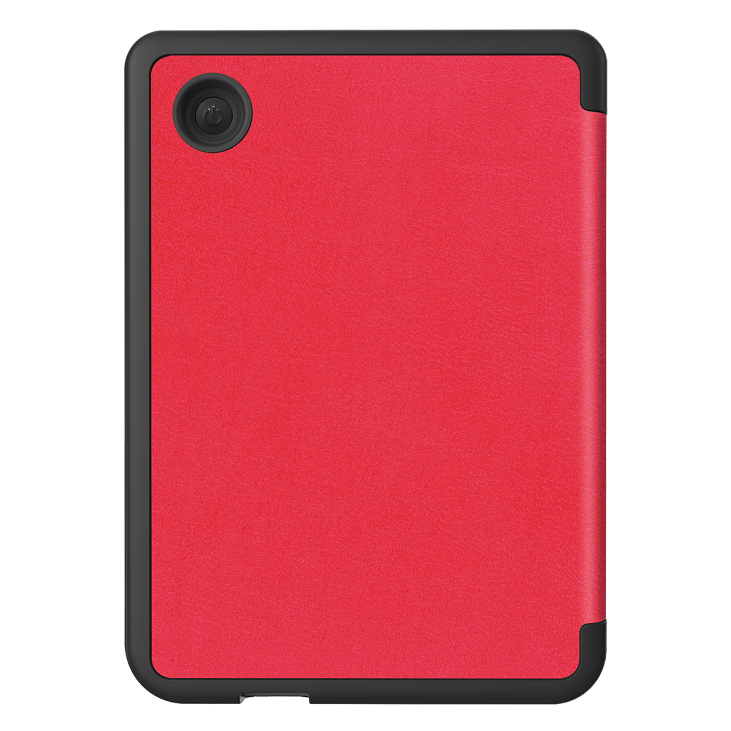 Nomfy Hoesje Geschikt voor Kobo Clara BW Hoes Book Case - Hoes Geschikt voor Kobo Clara BW Hoesje Book Cover Met Screenprotector - Rood