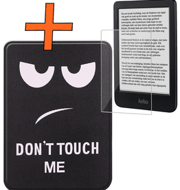 Nomfy Nomfy Kobo Clara BW Hoesje Met Screenprotector - Don't Touch Me