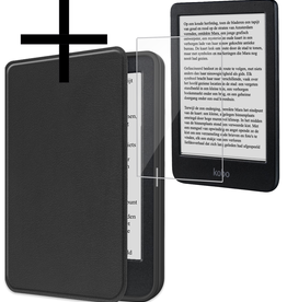 NoXx NoXx Kobo Clara BW Hoesje Met Screenprotector - Zwart