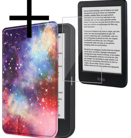 NoXx NoXx Kobo Clara BW Hoesje Met Screenprotector - Galaxy