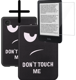 BASEY. BASEY. Kobo Clara BW Hoesje Met Screenprotector - Don't Touch Me