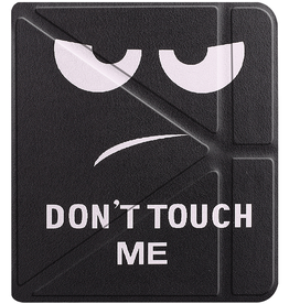 Nomfy Nomfy Kobo Libra Colour Hoesje Trifold - Don't Touch Me