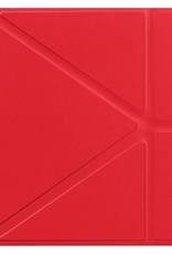 Nomfy Hoesje Geschikt voor Kobo Libra Colour Hoes Book Case Trifold - Hoes Geschikt voor Kobo Libra Colour Hoesje Book Cover - Rood