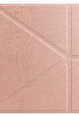 Nomfy Hoesje Geschikt voor Kobo Libra Colour Hoes Book Case Trifold - Hoes Geschikt voor Kobo Libra Colour Hoesje Book Cover - Rosé Goud