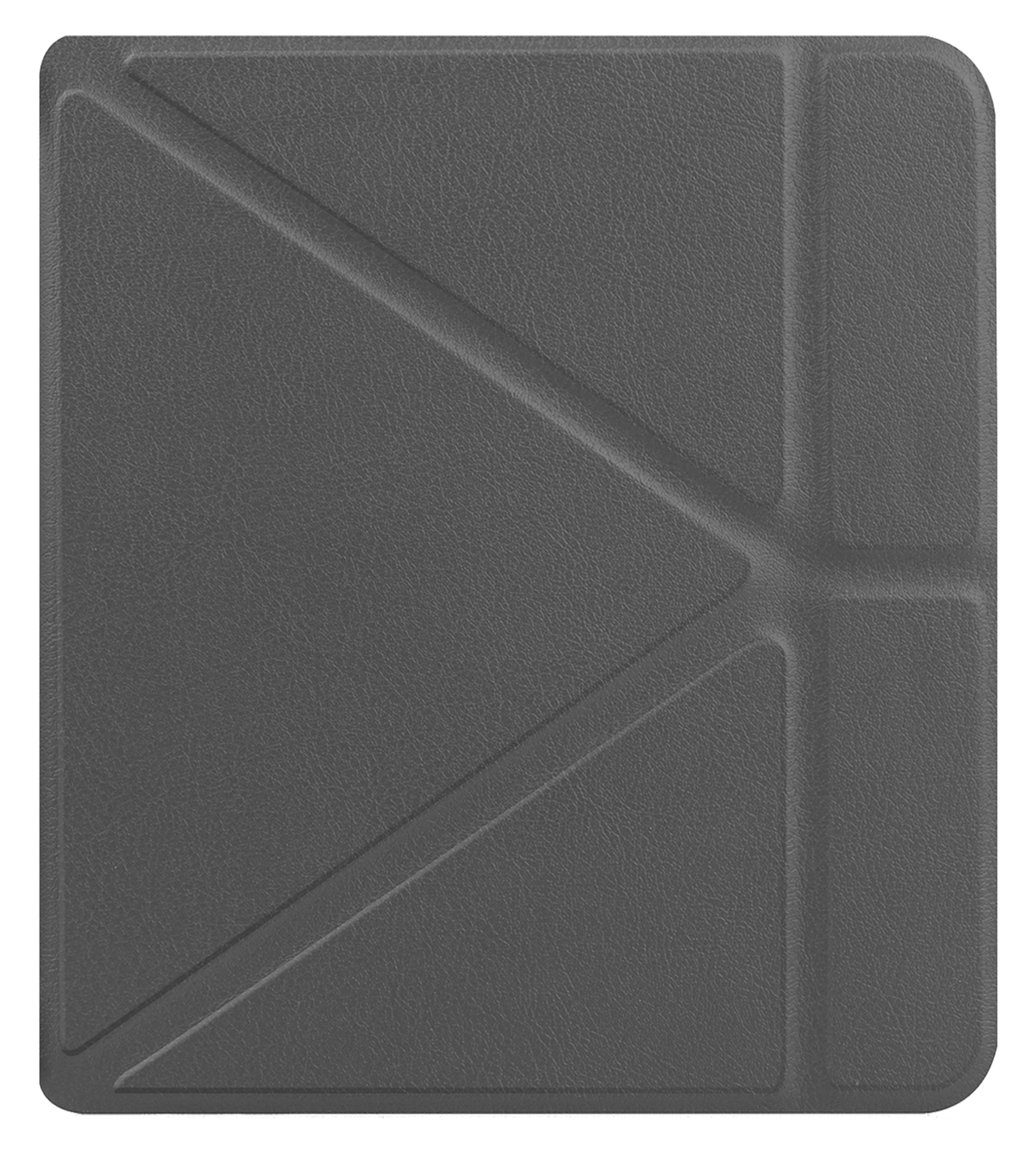 Nomfy Hoesje Geschikt voor Kobo Libra Colour Hoes Book Case Trifold - Hoes Geschikt voor Kobo Libra Colour Hoesje Book Cover - Grijs