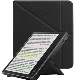 NoXx NoXx Kobo Libra Colour Hoesje Trifold - Zwart