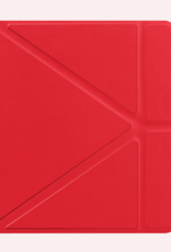 NoXx Hoes Geschikt voor Kobo Libra Colour Hoesje Bookcase Cover Book Case Hoes Cover Trifold - Rood