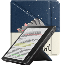 NoXx NoXx Kobo Libra Colour Hoesje Trifold - Kat