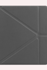 NoXx Hoes Geschikt voor Kobo Libra Colour Hoesje Bookcase Cover Book Case Hoes Cover Trifold - Grijs