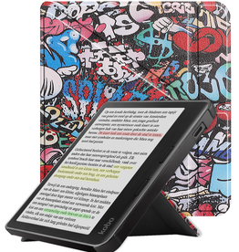 NoXx NoXx Kobo Libra Colour Hoesje Trifold - Graffity