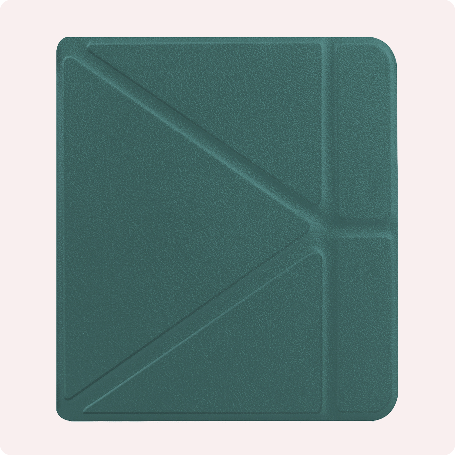 NoXx Hoes Geschikt voor Kobo Libra Colour Hoesje Bookcase Cover Book Case Hoes Cover Trifold - Donkergroen