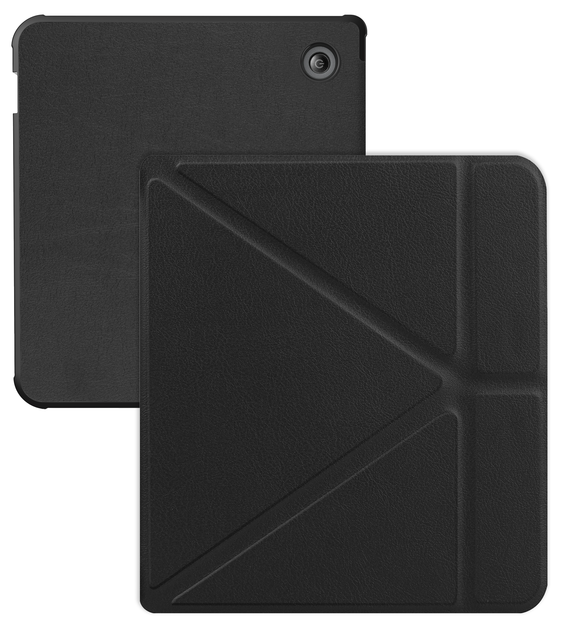 BASEY. Hoes Geschikt voor Kobo Libra Colour Hoesje Bookcase Cover Hoes Trifold - Hoesje Geschikt voor Kobo Libra Colour Hoes Cover Case - Zwart