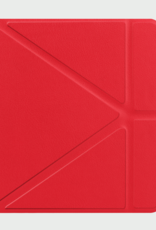 BASEY. Hoes Geschikt voor Kobo Libra Colour Hoesje Bookcase Cover Hoes Trifold - Hoesje Geschikt voor Kobo Libra Colour Hoes Cover Case - Rood