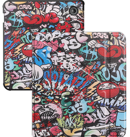 BASEY. BASEY. Kobo Libra Colour Hoesje Trifold - Graffity