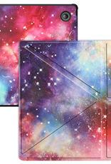 BASEY. Hoes Geschikt voor Kobo Libra Colour Hoesje Bookcase Cover Hoes Trifold - Hoesje Geschikt voor Kobo Libra Colour Hoes Cover Case - Galaxy