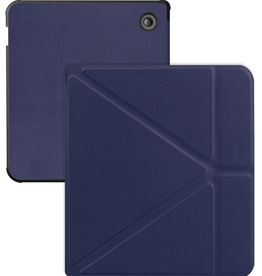 BASEY. BASEY. Kobo Libra Colour Hoesje Trifold - Donkerblauw