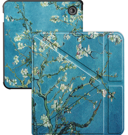 BASEY. BASEY. Kobo Libra Colour Hoesje Trifold - Bloesem