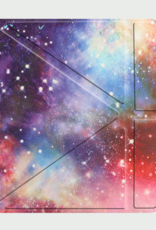 BASEY. Hoes Geschikt voor Kobo Libra Colour Hoesje Bookcase Cover Hoes Trifold Met Screenprotector - Hoesje Geschikt voor Kobo Libra Colour Hoes Cover Case - Galaxy