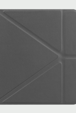 BASEY. Hoes Geschikt voor Kobo Libra Colour Hoesje Bookcase Cover Hoes Trifold Met Screenprotector - Hoesje Geschikt voor Kobo Libra Colour Hoes Cover Case - Grijs