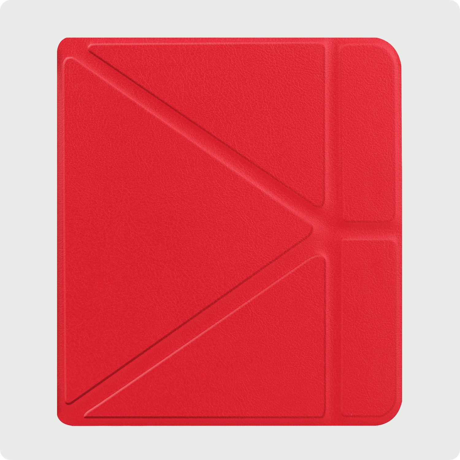 BASEY. Hoes Geschikt voor Kobo Libra Colour Hoesje Bookcase Cover Hoes Trifold Met Screenprotector - Hoesje Geschikt voor Kobo Libra Colour Hoes Cover Case - Rood