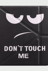 BASEY. Hoes Geschikt voor Kobo Libra Colour Hoesje Bookcase Cover Hoes Trifold Met Screenprotector - Hoesje Geschikt voor Kobo Libra Colour Hoes Cover Case - Don't Touch Me