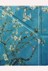 NoXx Hoes Geschikt voor Kobo Libra Colour Hoesje Bookcase Cover Book Case Hoes Cover Trifold Met Screenprotector - Bloesem