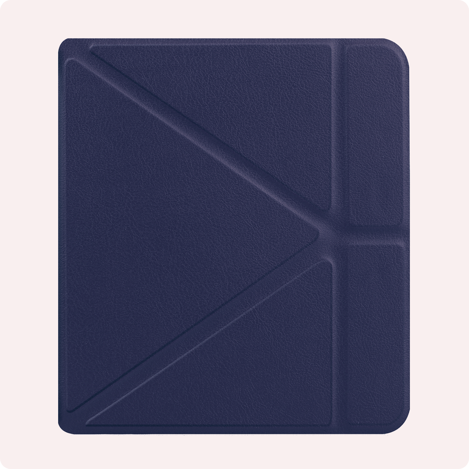 NoXx Hoes Geschikt voor Kobo Libra Colour Hoesje Bookcase Cover Book Case Hoes Cover Trifold Met Screenprotector - Donkerblauw