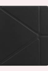 NoXx Hoes Geschikt voor Kobo Libra Colour Hoesje Bookcase Cover Book Case Hoes Cover Trifold Met Screenprotector - Zwart