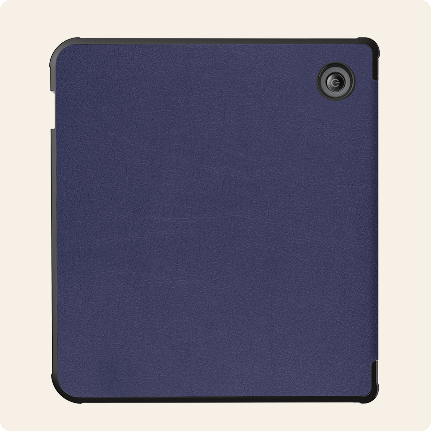 Nomfy Hoesje Geschikt voor Kobo Libra Colour Hoes Book Case Trifold - Hoes Geschikt voor Kobo Libra Colour Hoesje Book Cover Met Screenprotector - Donkerblauw