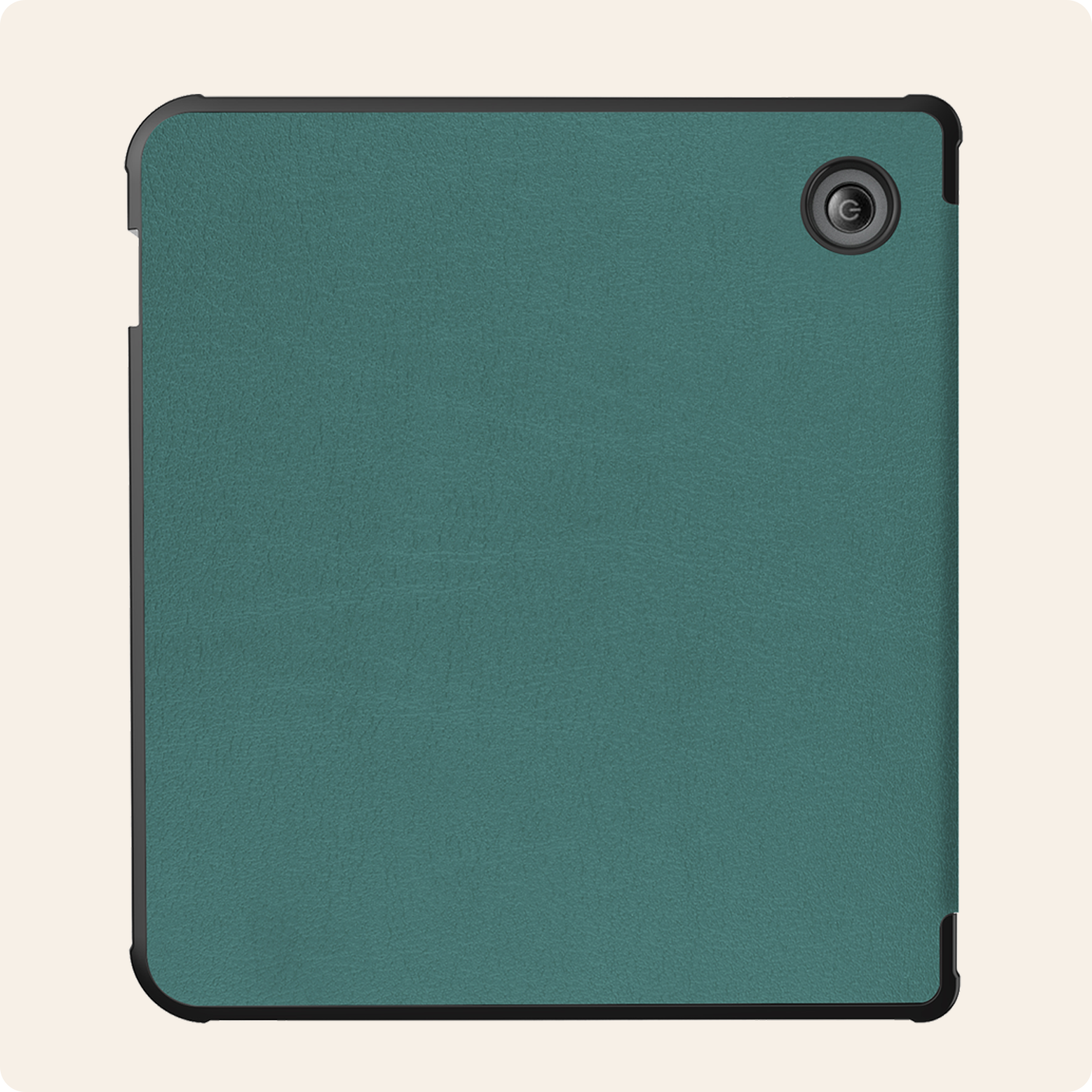 Nomfy Hoesje Geschikt voor Kobo Libra Colour Hoes Book Case Trifold - Hoes Geschikt voor Kobo Libra Colour Hoesje Book Cover Met Screenprotector - Donkergroen