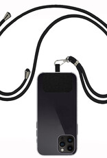 NoXx Telefoon Koord Universeel Telefoonkoord Verstelbaar - Telefoonkoorden Universeel Verstelbaar - Zwart