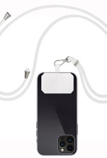 NoXx Telefoon Koord Universeel Telefoonkoord Verstelbaar - Telefoonkoorden Universeel Verstelbaar - Wit