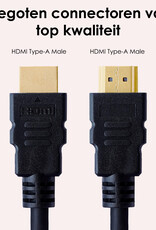 NoXx HDMI naar HDMI Kabel 1 Meter - HDMI-kabels 4K HDMI naar HDMI 1080p HD Kwaliteit - Zwart