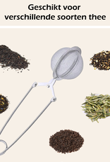 Nomfy Theezeef RVS Thee Ei Thee Infuser - Theefilter voor Losse Thee - Zilver - 3-PACK