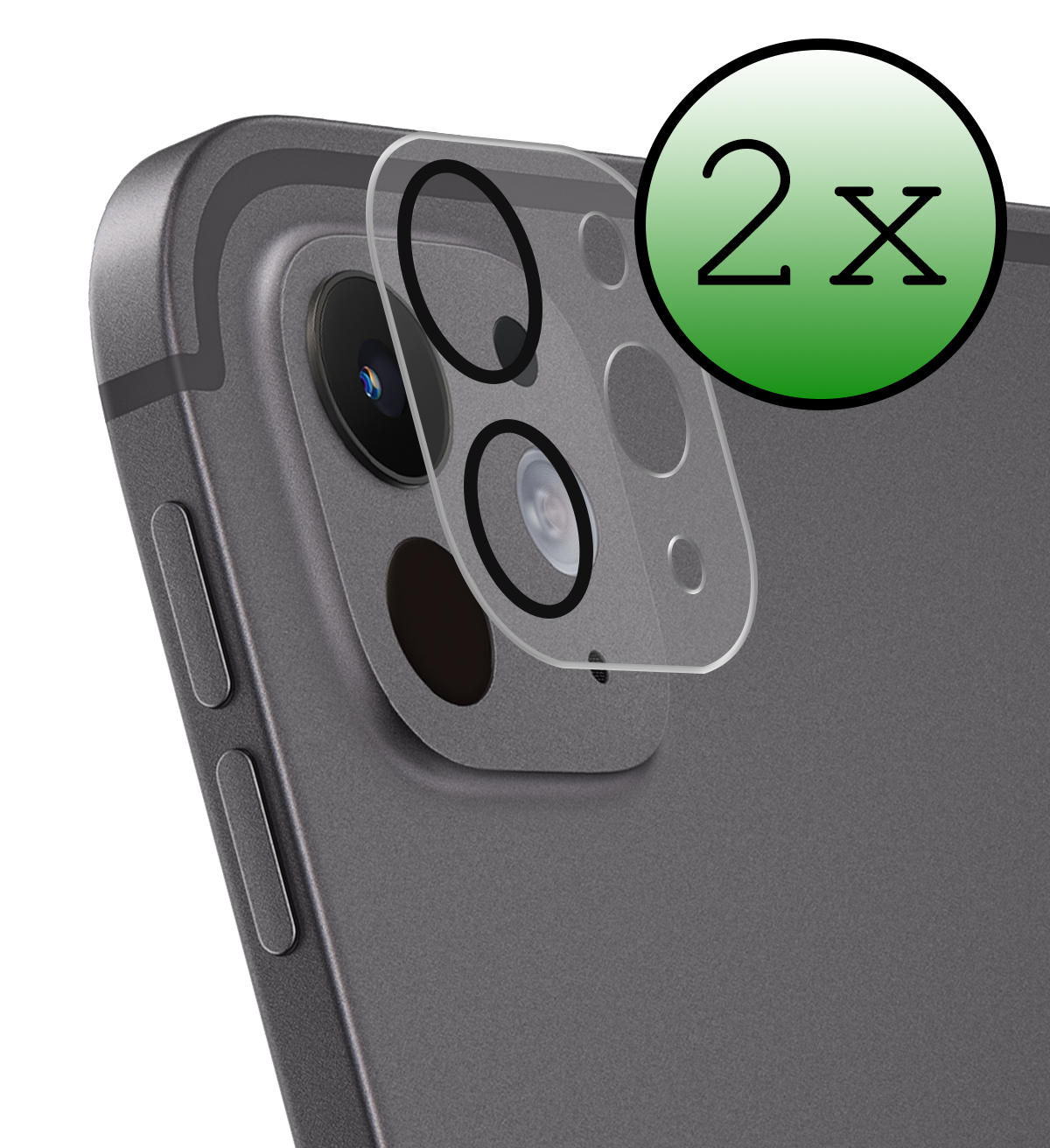 BASEY. BTH iPad Pro 13 inch 2024 Camera Screenprotector - 2 PACK