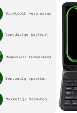 BASEY. iPad Pro 11 inch 2024 Hoesje Toetsenbord Hoes Luxe Keyboard Case Cover (10,9 inch) - Zwart