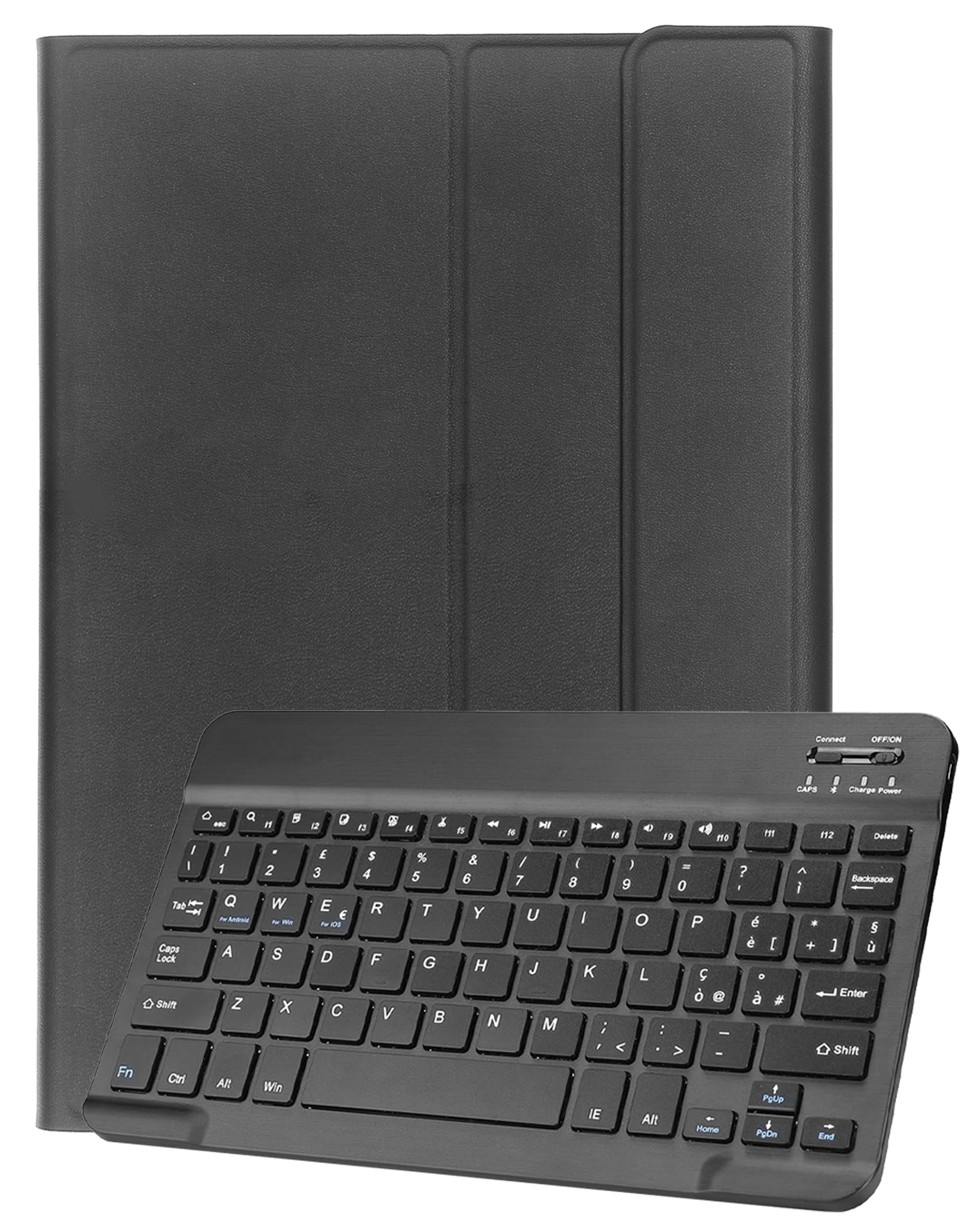 NoXx iPad Pro 13 inch 2024 Hoesje Toetsenbord Hoes Luxe Keyboard Case Cover (10,9 inch) - Zwart