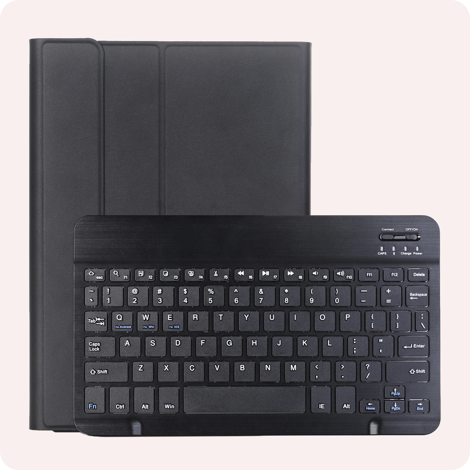 NoXx iPad Pro 13 inch 2024 Hoesje Toetsenbord Hoes Luxe Keyboard Case Cover (10,9 inch) - Zwart